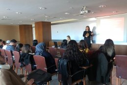 İKÜ Kadın ve Sosyal Araştırmalar Birimi (İKÜ-KAD) Mimarlık Fakültesi Öğrencilerine Kadın Sorunlarını Anlattı